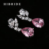 Top Quality Tear Drop Shape Designer AAAA+ Cubic Zirconia Diamond Bridal Wedding Jewelry Set