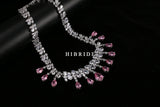 Top Quality Tear Drop Shape Designer AAAA+ Cubic Zirconia Diamond Bridal Wedding Jewelry Set