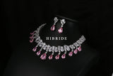 Top Quality Tear Drop Shape Designer AAAA+ Cubic Zirconia Diamond Bridal Wedding Jewelry Set