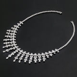 Super Trendy 4PCS AAA Cubic Zirconia Diamonds Wedding Jewelry Set For Women, Luxury Bridal Jewelry