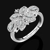 Superb 4 Piece Bridal AAA Cubic Zirconia Diamonds Zircon White Gold Plated Jewelry Set - Luxury Wedding Jewelry