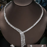 Elegant AAA Cubic Zirconia Diamonds 4PCS Bridal Weddingt, Elegant and beautiful bridal jewellery set